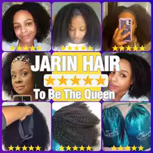 Afro Kinky Curly Headband Wigs 180% Density Human Hair Wig Glueless Headband Kinky Curly Wig For Black Women Remy Jarin Hair